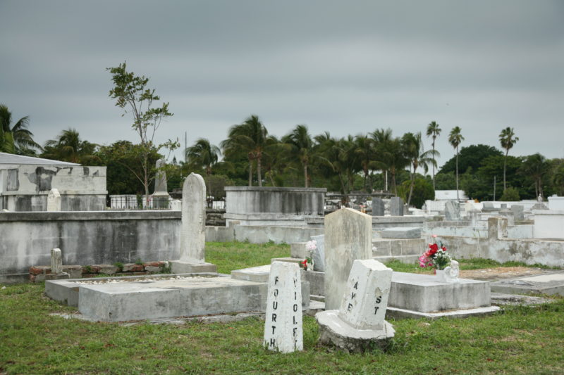 Key West Cemetery has a lot of history. 